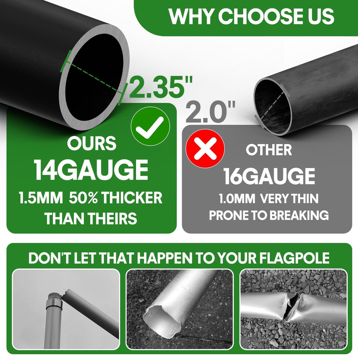 FFILY height adjustment system demonstrates flexible length control for yard needs.