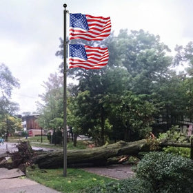 FFILY usa-3x5-flag with pole illustrates patriotic display with durable setup.
