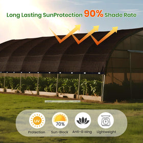 FFKQBH durable shade cloth with reinforced edges resisting wind and fading