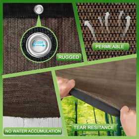 FFKQBH pergola outdoor shade cover delivering breathable sun protection