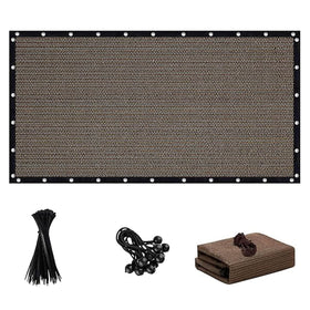 FFKQBH sun shade cloth with grommets blocking sun while allowing airflow for patios