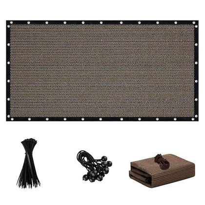 FFKQBH sun shade cloth with grommets blocking sun while allowing airflow for patios