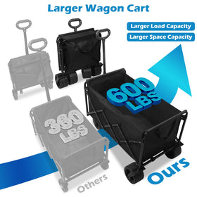 FFQ heavy-duty beach wagon with all-terrain wheels navigates sand smoothly
