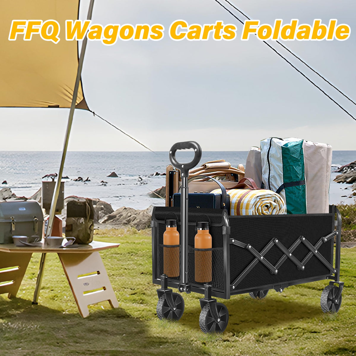 FFQ wagon in outdoor event setting for effortless hauling