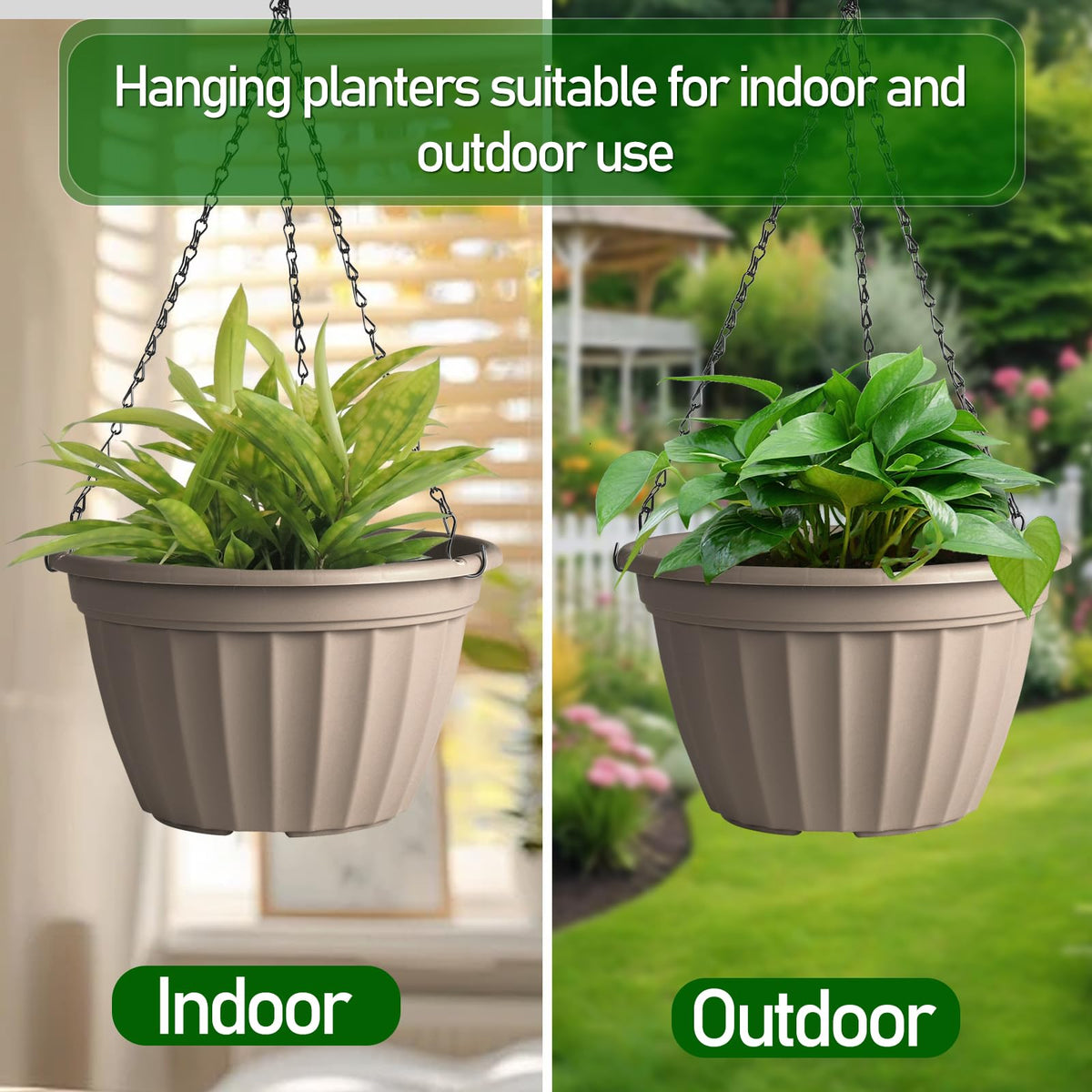 FGstyle hanging planter outdoor balcony decor adds green charm