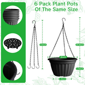 FGstyle sturdy metal chain and hooks for secure outdoor mounting.