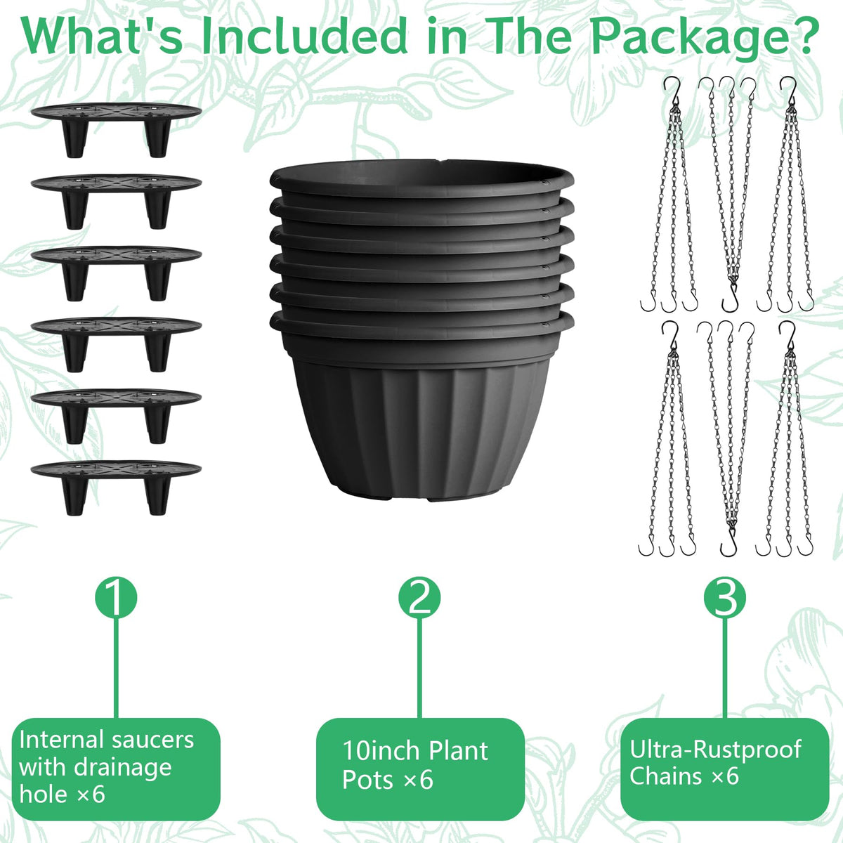 FGstyle soil elevator included with planters for easy soil adjustments
