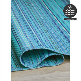 FH Home Havana turquoise rug beside a pet-friendly living space
