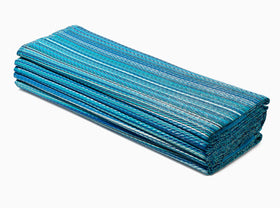FH Home reversible Havana turquoise rug showing two distinct looks.