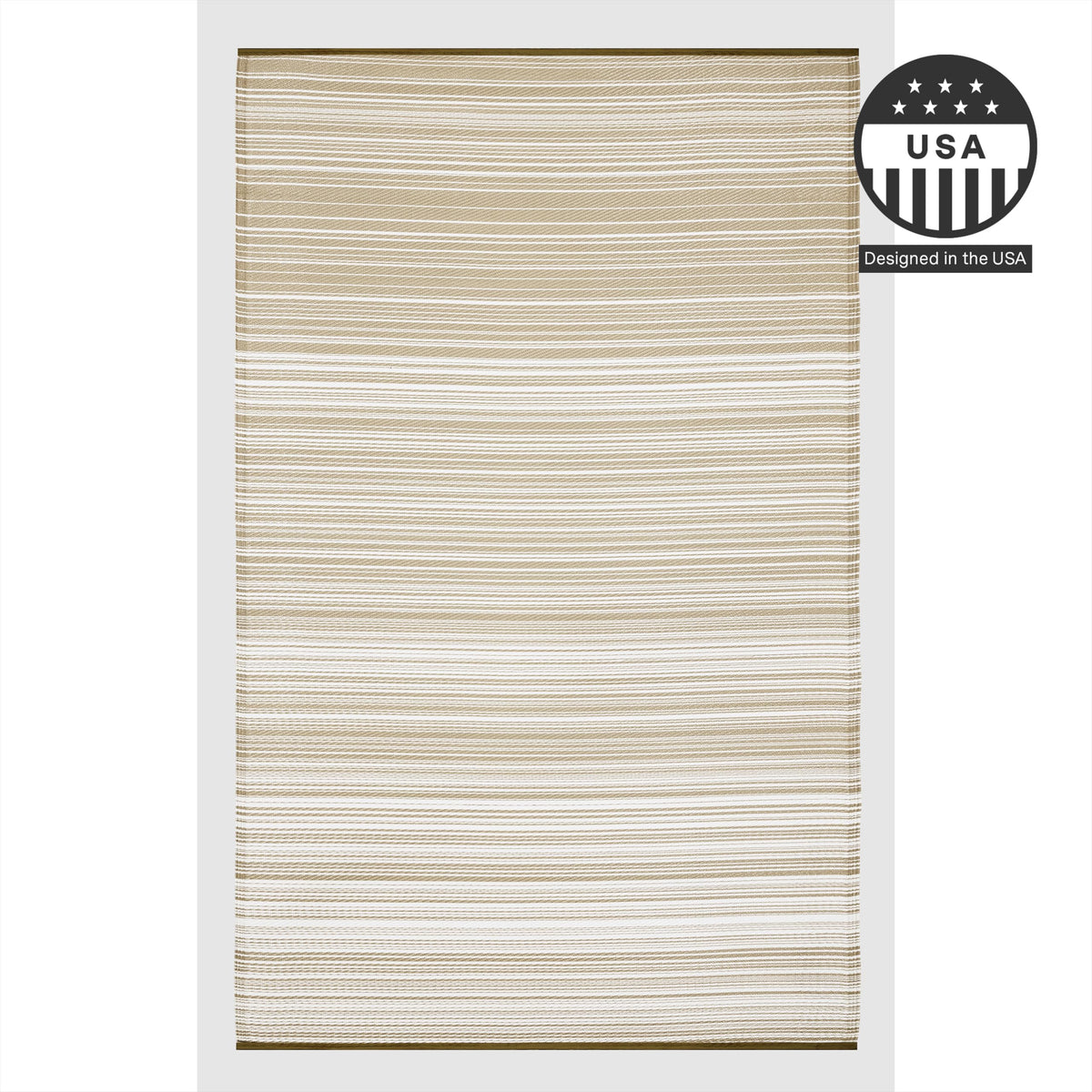 FH Home waterproof outdoor rug resists stains for easy cleaning.