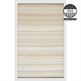 FH Home waterproof outdoor rug resists stains for easy cleaning.
