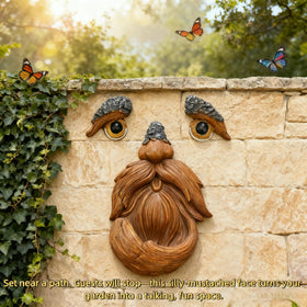FHNQRQN tree faces decor adds personality to any tree surface.