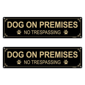 FHEGI No Trespassing sign on aluminum boosts property security and curb appeal.