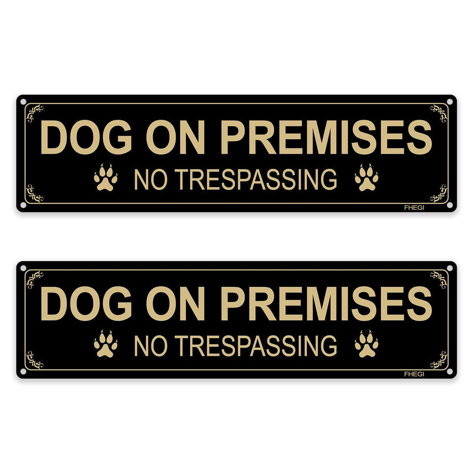 FHEGI No Trespassing sign on aluminum boosts property security and curb appeal.