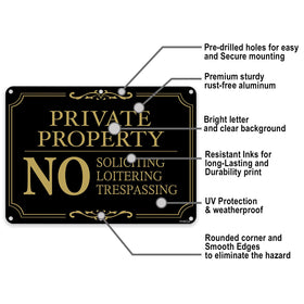 FHEGI no trespassing sign alerts visitors and protects entry points.