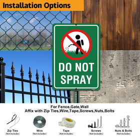 FHEGI pre-drilled holes enable quick mounting on posts, walls, or fences.