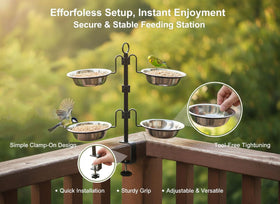 Fhryxxgy adjustable-height options tailor the setup to your balcony or patio.