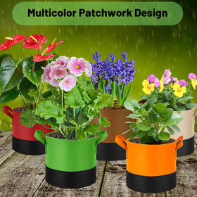 Fhyisble 3-gallon planter collapses flat for compact storage after use.