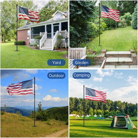 FIASON patriotic-display setup suitable for homes or businesses.