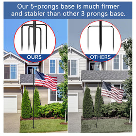 FIASON screw-in installation kit enables solid, fast, secure mounting.