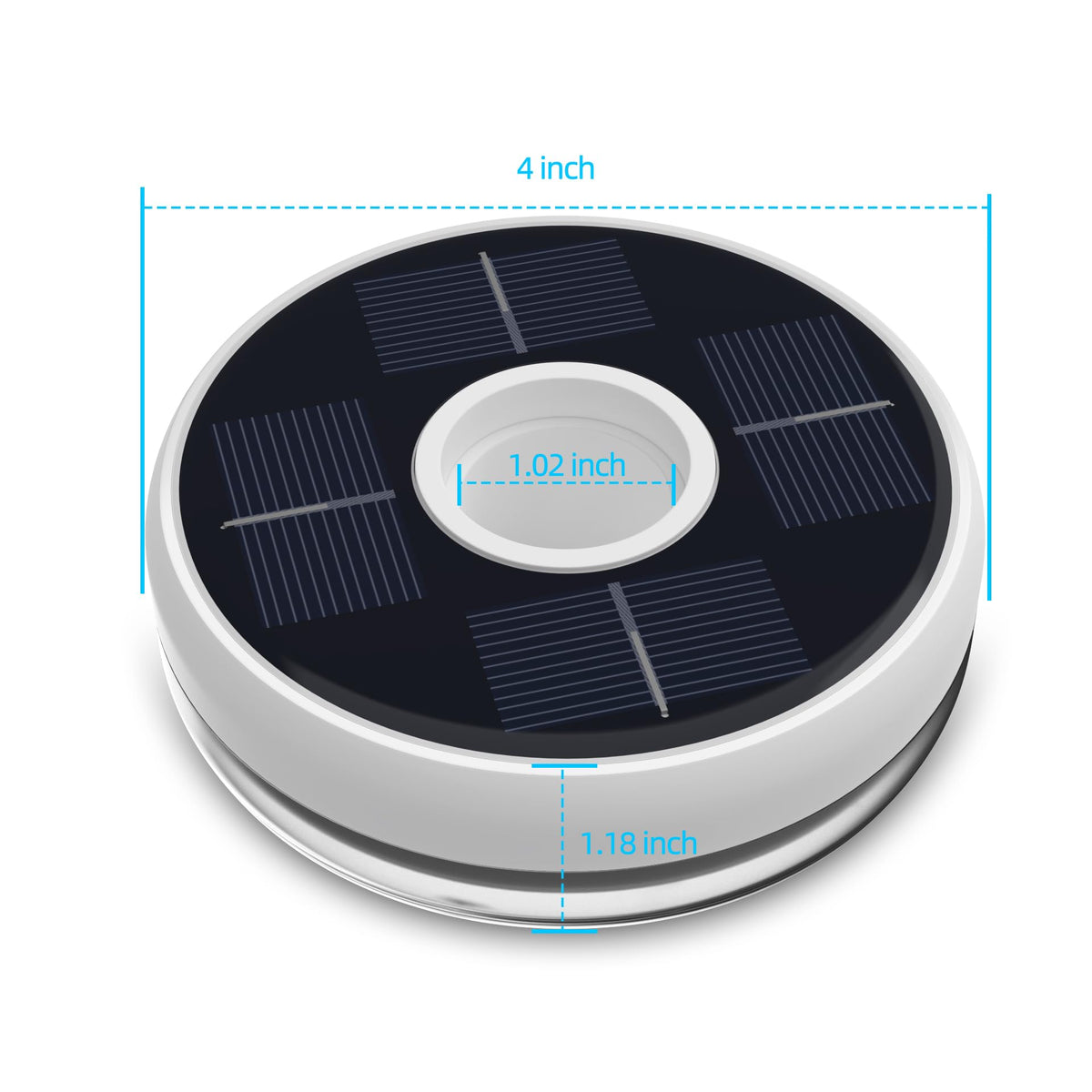 FIASON solar flag pole light durable waterproof design for all weather use.