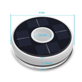FIASON solar flag pole light durable waterproof design for all weather use.