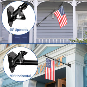 FIASON top ball adds a polished look and movement to the flag.