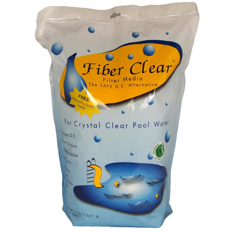 Fiber Clear 4003DC cellulose filter media for pool filtration, promoting crystal-clear water and easier maintenance.