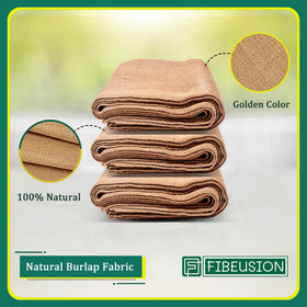 FIBEUSION Burlap Tree Protector wrap around a young tree for protection.