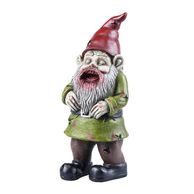FICITI zombie gnome for both indoors and outdoors; durable resin.
