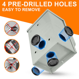 Ficstar inlet box with green safety light for quick status checks