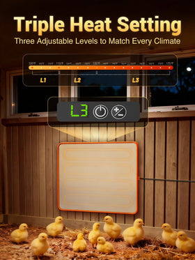 Ficuswin ETL certified panel ensuring reliable warmth for poultry.
