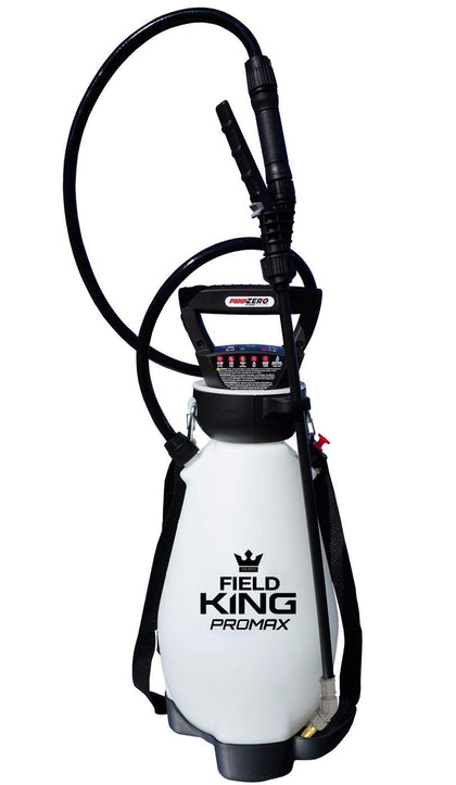 Field King 190571 battery-powered sprayer offers steady, controlled applications.