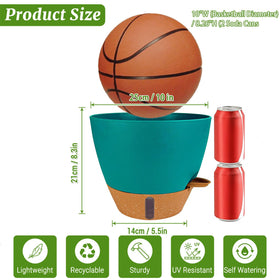Fielda ideal for 12 to 18 inch plants such as pothos zz and monstera.