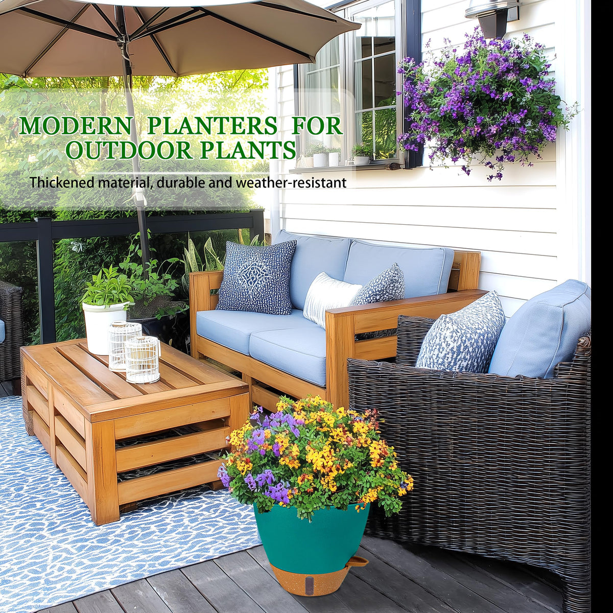 Fielda top opening 10 inch plant pot fits mid sized plants.