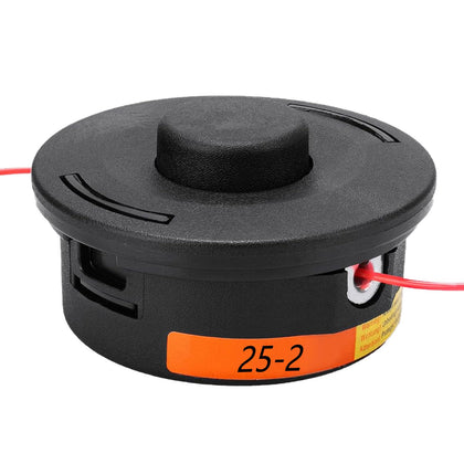 Fifatopo 25-2 bump feed head mounted on a Stihl trimmer for quick line advancement