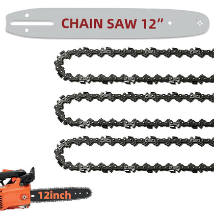 Fifchall 12-inch bar and chain combo for smooth cutting and quick swap.