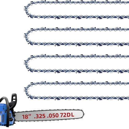 Fifchall 18 inch chain pack ready for quick replacement and smoother cuts