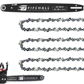 Fifchall 20-inch bar mounted on Husqvarna for smooth cutting