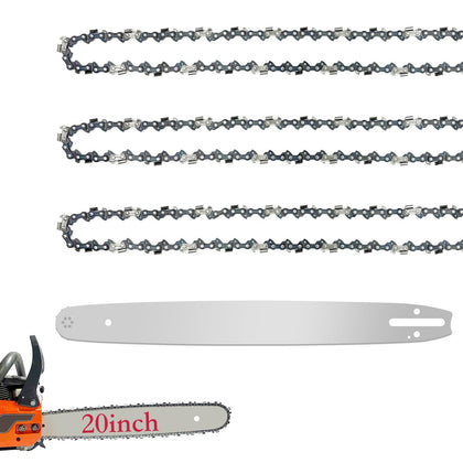 Fifchall 20-inch bar with Stihl compatibility for smooth, precise cuts.