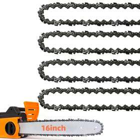 Fifchall 4pack 16inch chainsaw chain ready for fast, easy replacements.