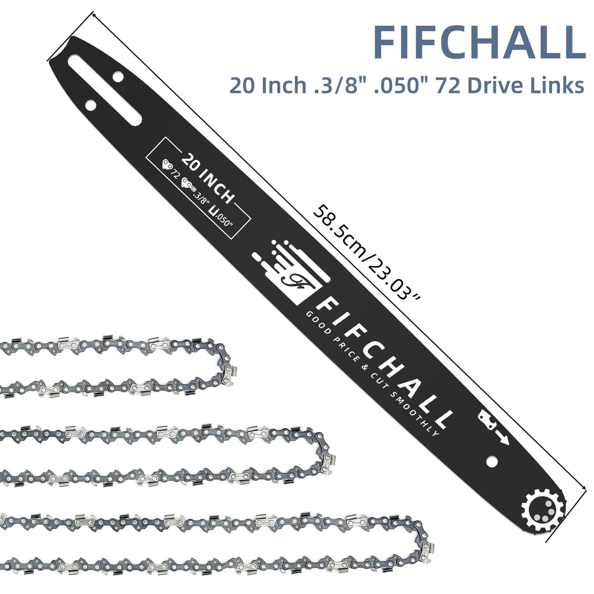 Close-up of Fifchall bar nose and teeth detail for precise engagement