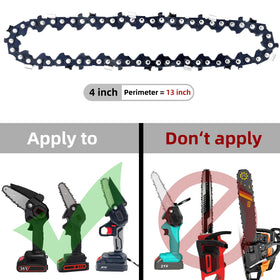 FIFCHALL garden-friendly 4-inch chain for wood cutting and pruning