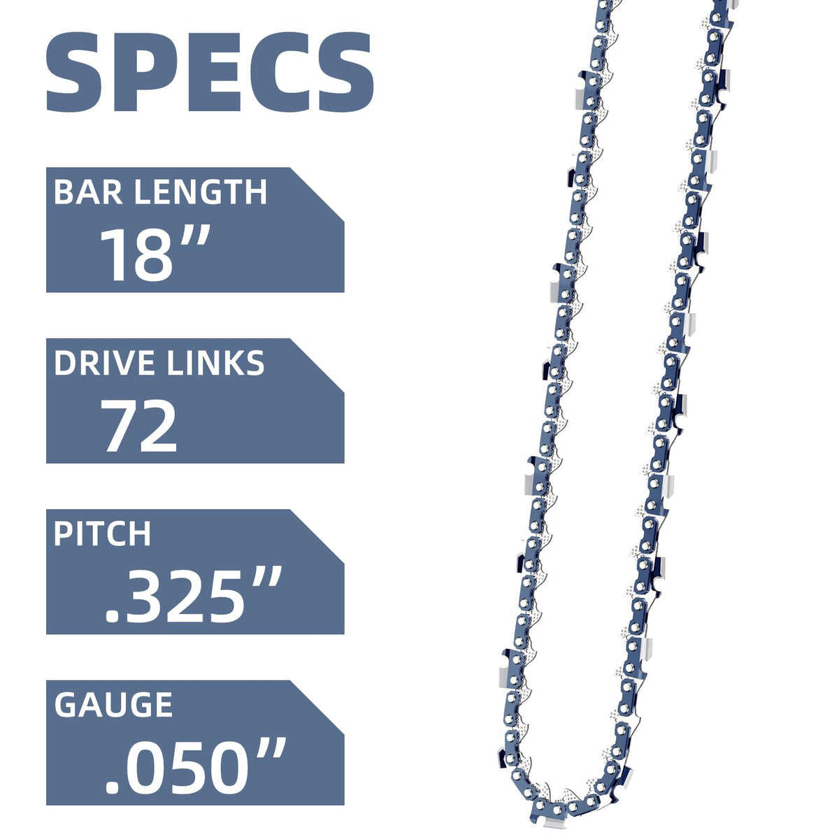 Fifchall Husqvarna 325 pitch chain for precise, reliable performance