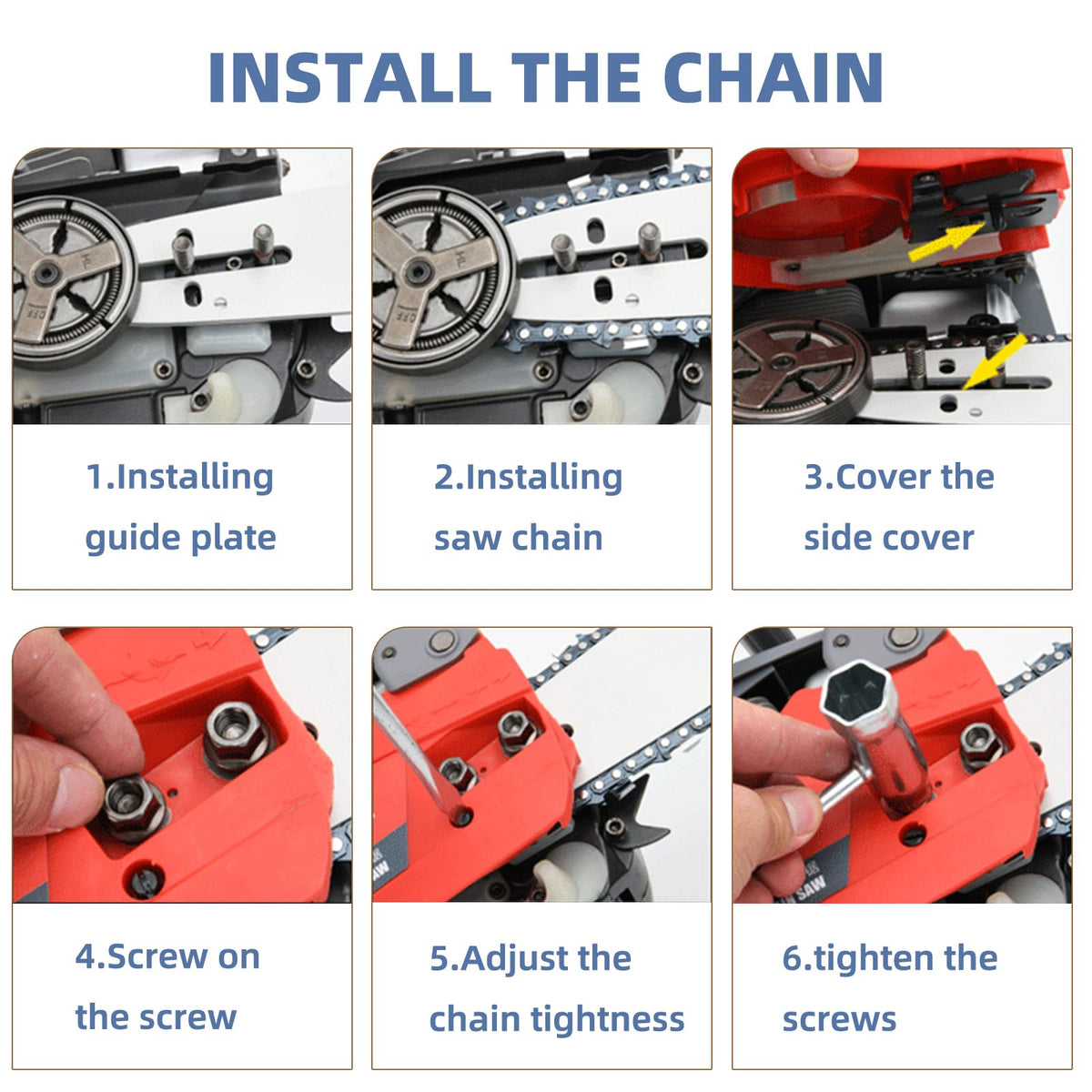 Fifchall semi-chisel low kickback chain enhances safer cutting