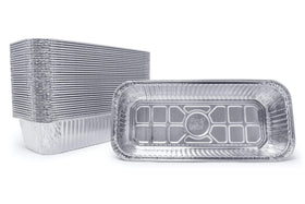 Fig & Leaf drip pan foil liner for Weber grills helps simplify grease cleanup