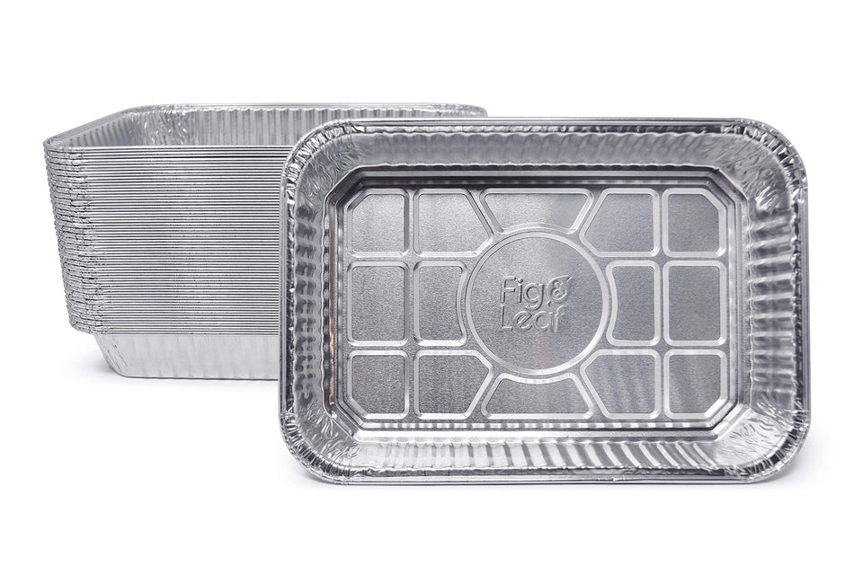 Fig & Leaf Weber drip pan for quick cleanup after grilling.