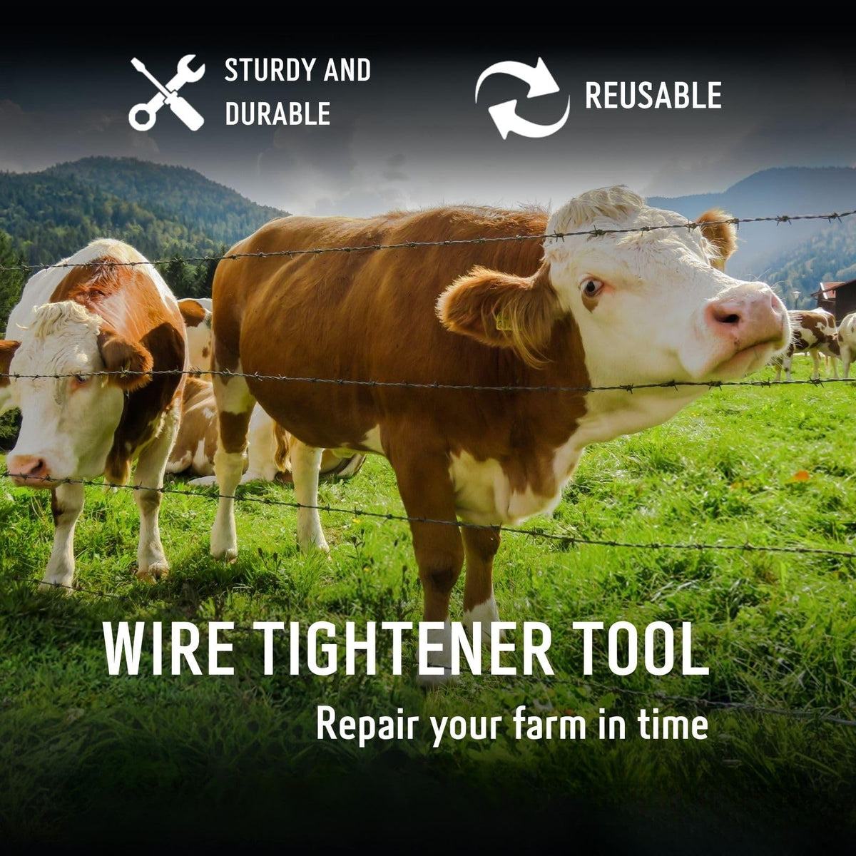 Fijaru ranch-approved fencing tool kit suitable for farms and vineyards.