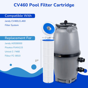 Fil-fresh CV460 installation view demonstrates easy replacement fit