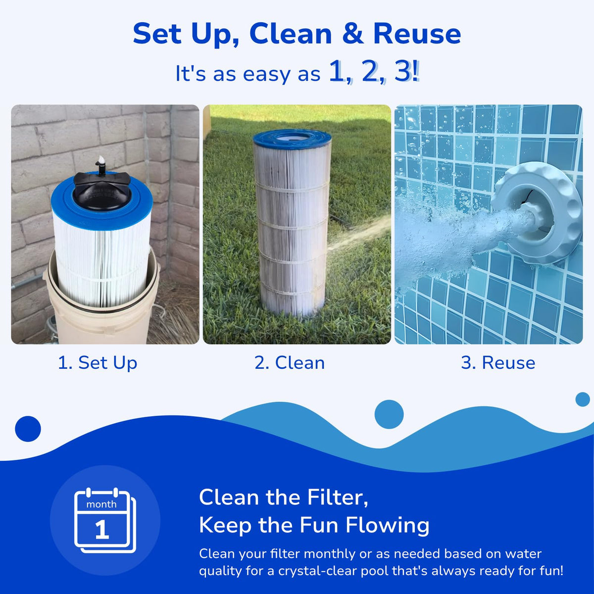 Fil-fresh free-flow core design promotes better water circulation